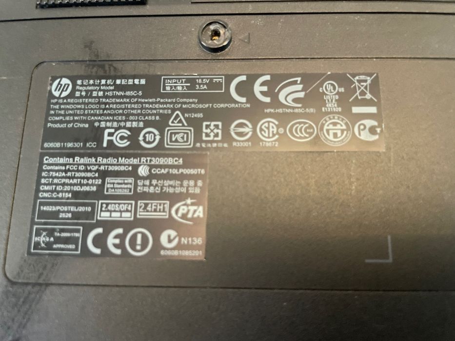 Laptop HP 620 XN590EA na części