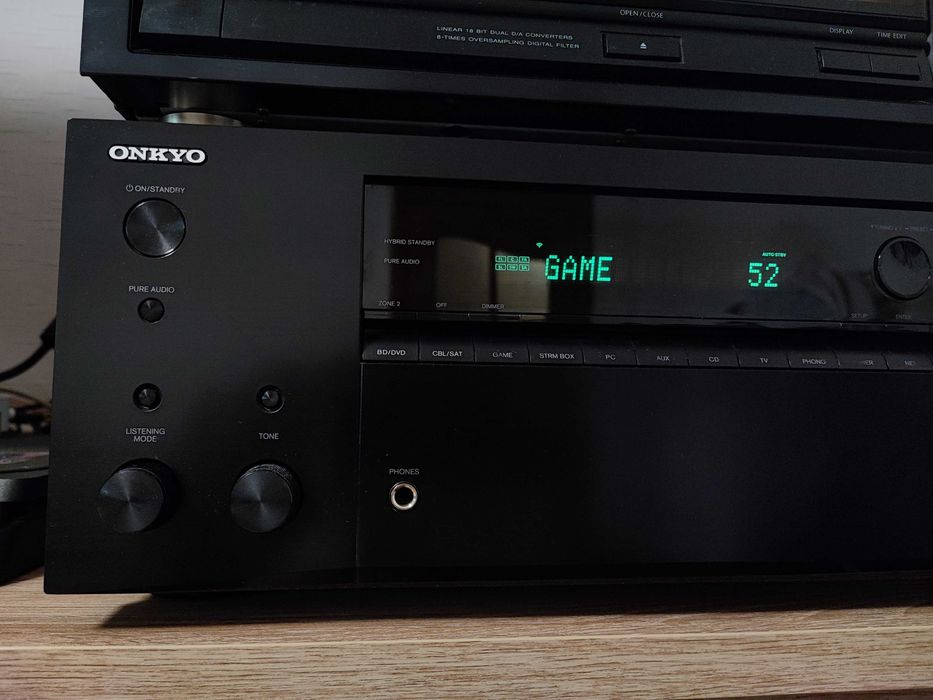 Ресівер Onkyo TX-NR555 7.2 Dolby Atmos, DTS:X, 4k, WiFi, BT, USB