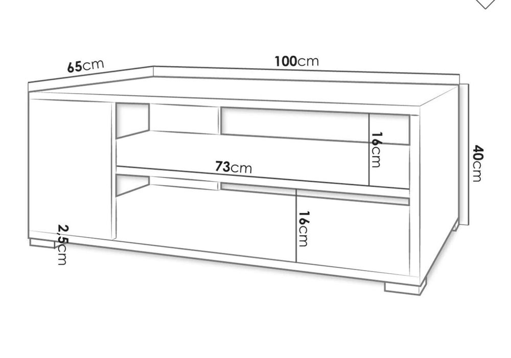 Mesa de centro branca