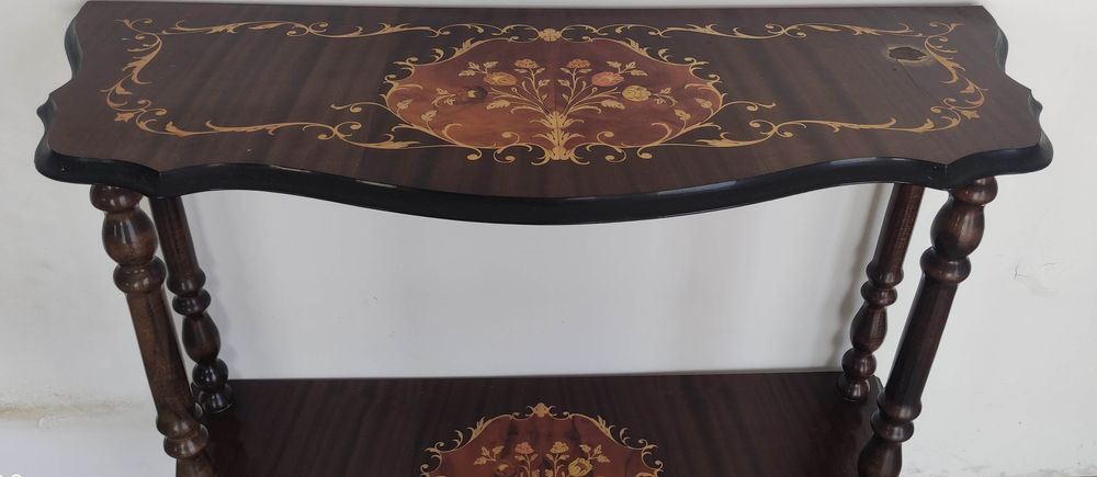 Conjunto de móvel + espelho e móvel de canto (conj. 3)