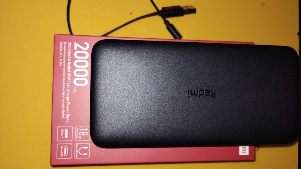 Power Bank Xiaomi Redmi 20000mAh  18w Оригинал по S/N из Франции.Чек.