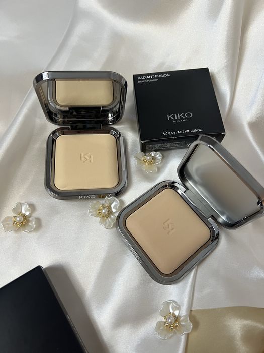 Пудра Kiko Milano radiant fusion baked powder 01 02