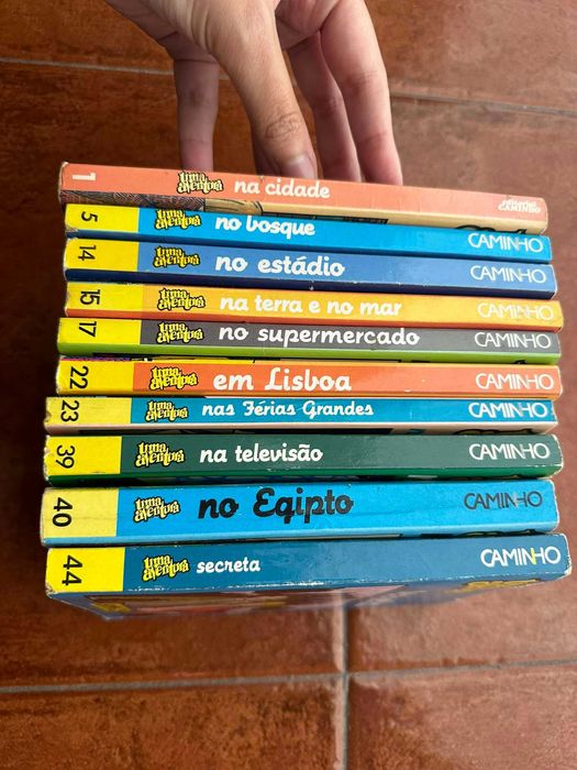 Livros Uma Aventura coleçao caminho Ana Maria Magalhães