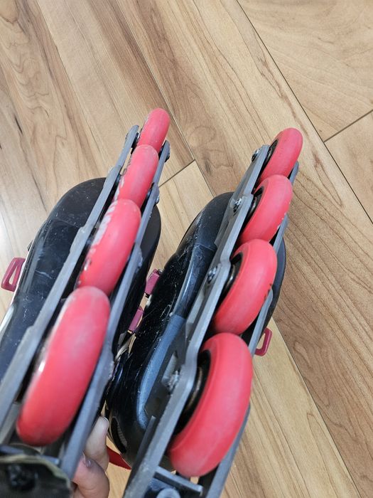 Patins em Linha Oxelo Ajustáveis Criança 30-32 + PROTEÇÕES