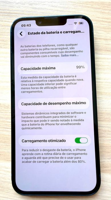IPHONE 14 - 128Gb MidNight c/99% Bateria
