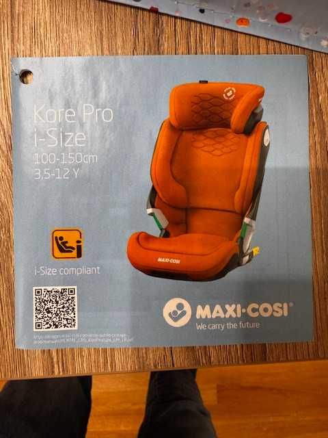 Fotelik samochodowy Kore i-Size Authtentic Graphite maxi Cosi