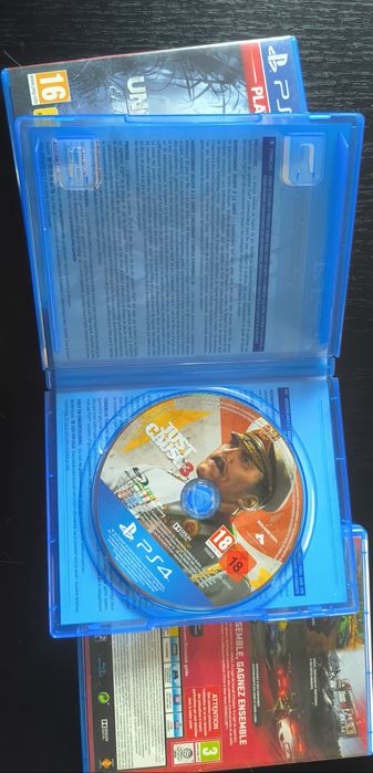 Uncharted 4/Just cause 3/Driveclub PlayStation 4