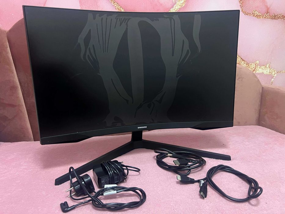 Samsung Odyssey 27″ G5 ×2 – 1sprawny +1 na części +uchwyt Huanuo HNDS6