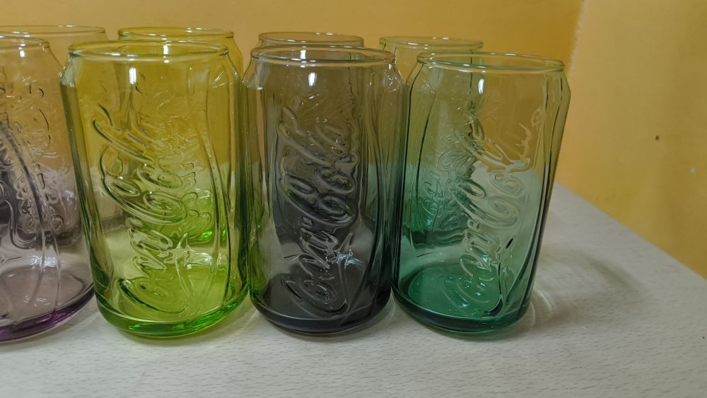 Szklanki kolekcjonerskie Coca-Cola 11 szt can glass