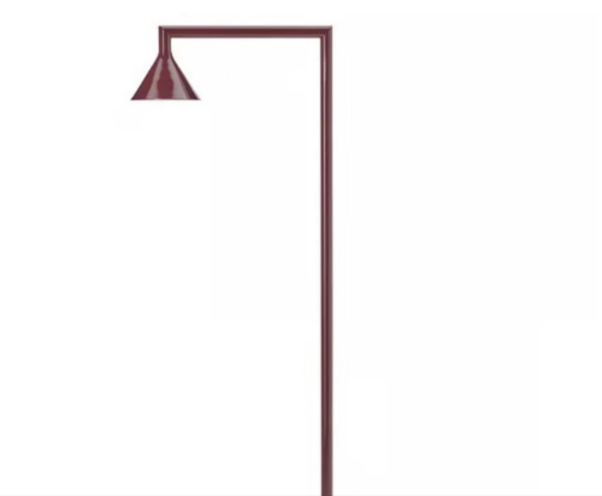 Lampa stojąca Ikea PS 2026 bordowa