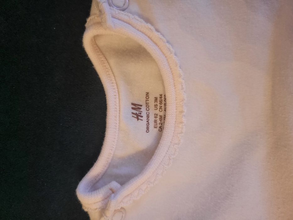 Sukienka tiulowa hm różowa 62 body gratis rajstopy