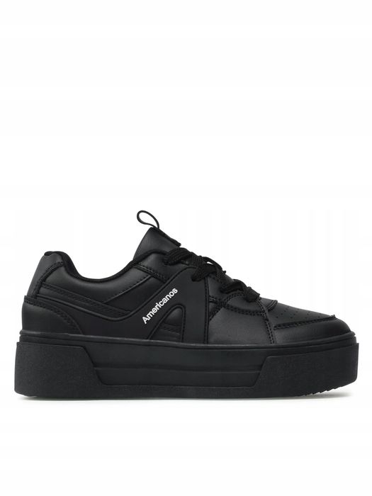 Americanos 38 Buty Damskie Czarne Sneakersy Wp-Rs2021W1222 T1369