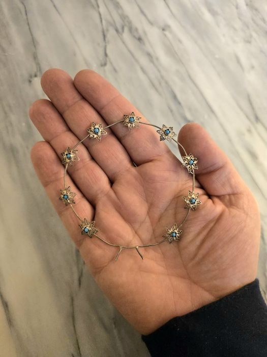 Replandor em filigrana de prata com 9cm de diâmetro