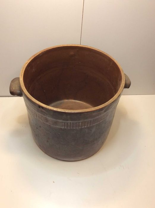 Garnek kamionkowy gliniany BOCHNIA 8 LITRÓW
