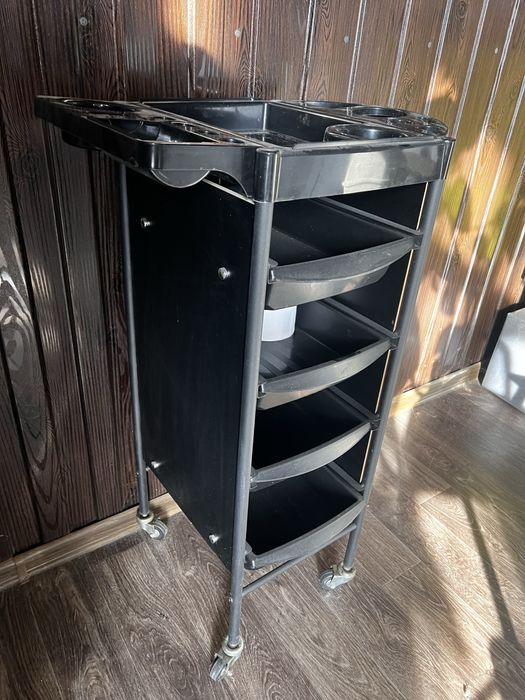 Мийка перукарська+ перукарський стілець+возик перукарський