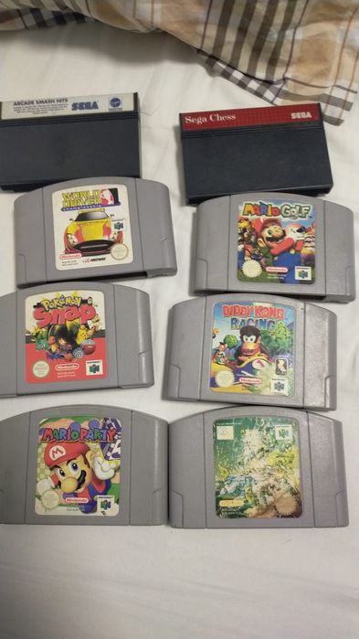 Jogos nintendo 64/ master system