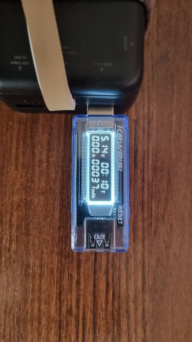 USB тестер Keweisi KWS-V20 для перевірки кабелів та повербанків