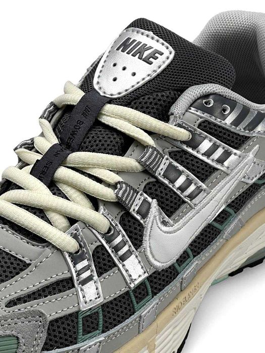 Кросівки Nike P-6000 WMNS Grey Black Green premium i89