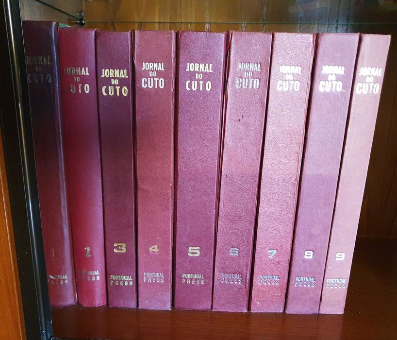 9 Volumes Encadernados "Jornal do Cuto" ~ Completa ~ 174 números 71/78