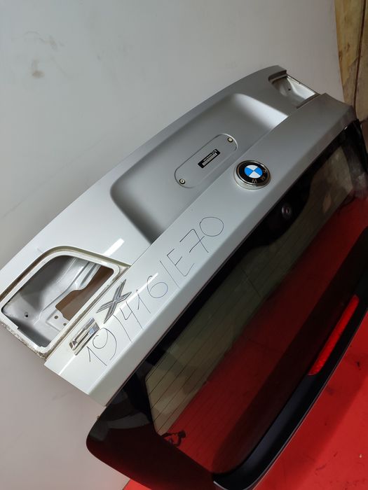 Ляда серая BMW X5 E70 верхняя крышка багажника кришка БМВ Х5 Е70 сіра