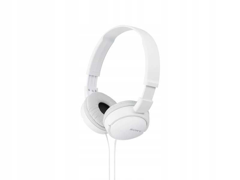 Słuchawki przewodowe Sony MDR-ZX110 Nauszne Białe