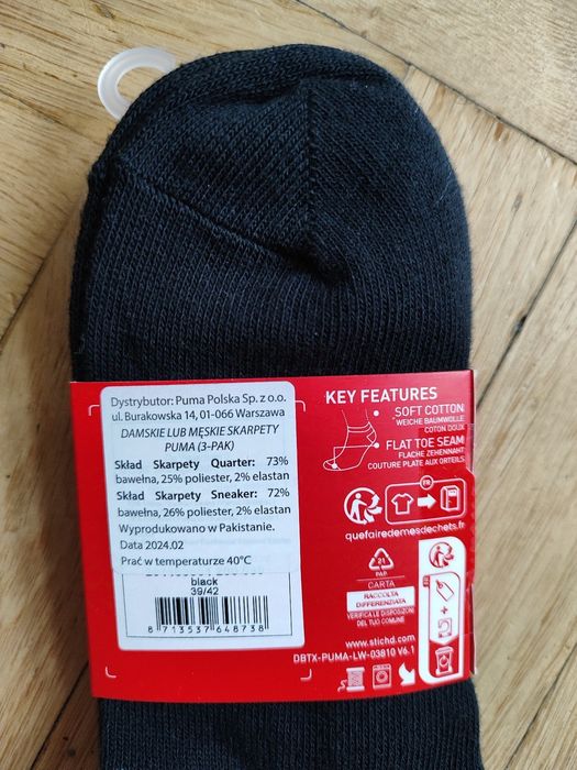 Skarpetki męskie Puma 39-42