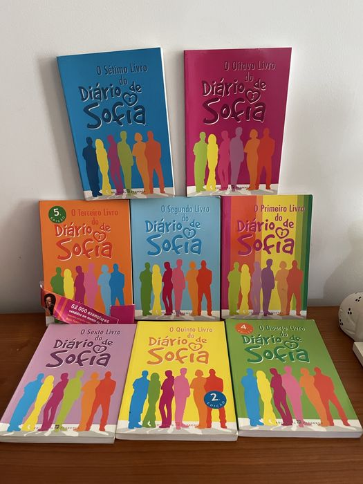 Diario de Sofia( 1* ao 7*)+ Diario do Natal+Dvd + diario Mariana