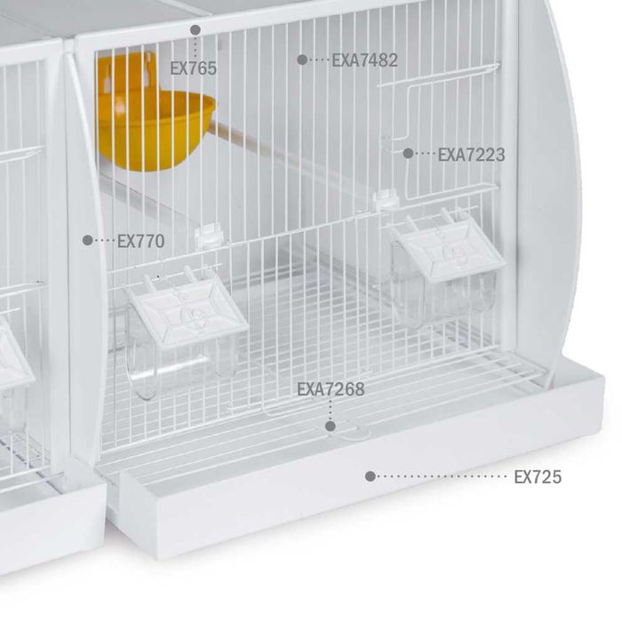 NOVO - Viveiro de Criação em Plástico ORNIEX (2 Módulos)