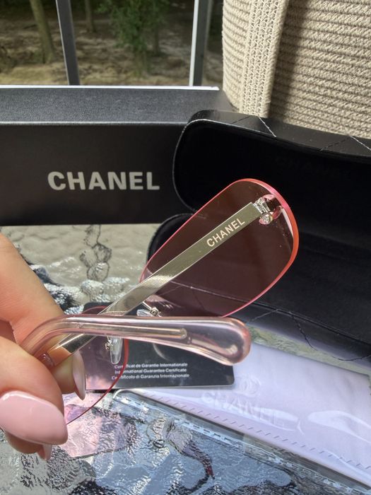 Окуляри рожеві chanel