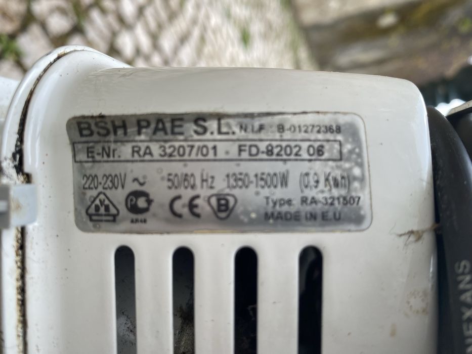Aquecedor oleo Ufesa 1500w