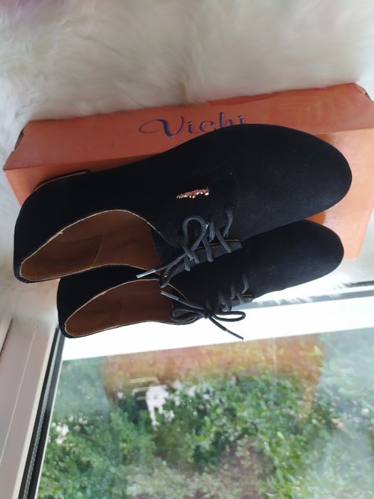 Туфли, кеды, мокасины на шнурках эко-замш р.38