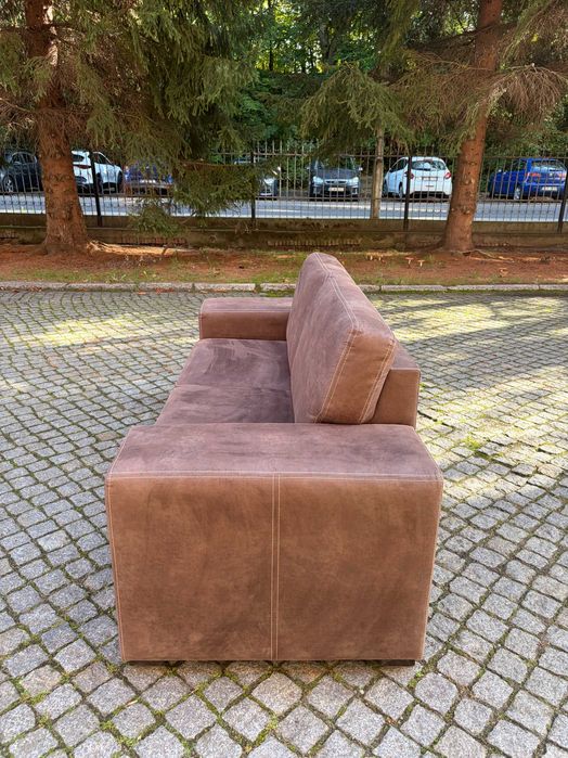 Sprzedam używana sofa/brązowa