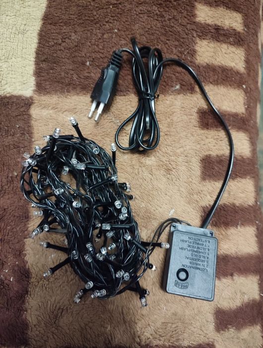 Гирлянда Новогодняя на ёлку,декор,100 LED ламп,3,5 метра.