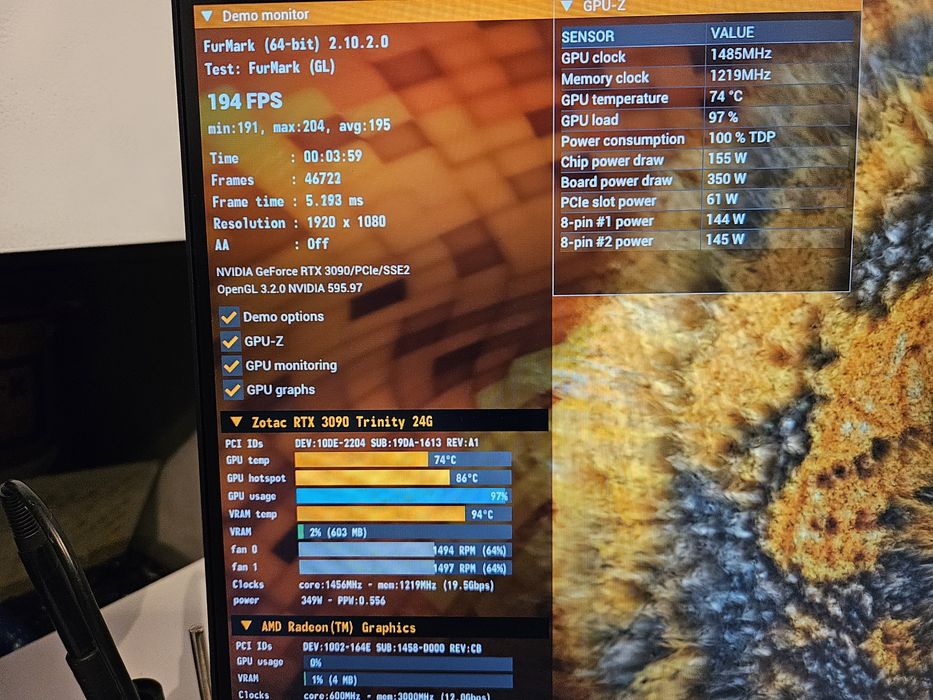 Zotac 24GB RTX3090 trinity  Lokalne AI