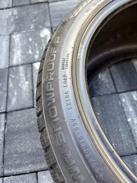 Нова зимова 8мм Nokian WR Snowproof P 255/40 R18 пара 255/40/18