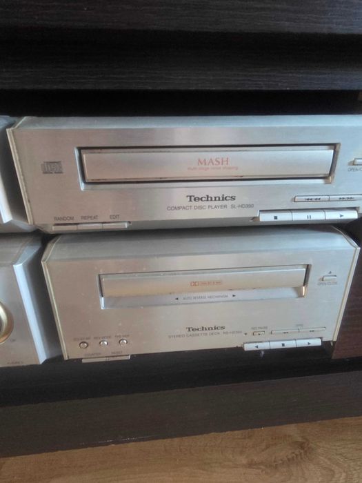 Technics HD350 komplet | CD, kasety, radio, pilot | Sprawny