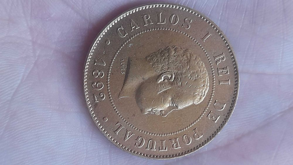 Moeda 20 Reis 1892 A