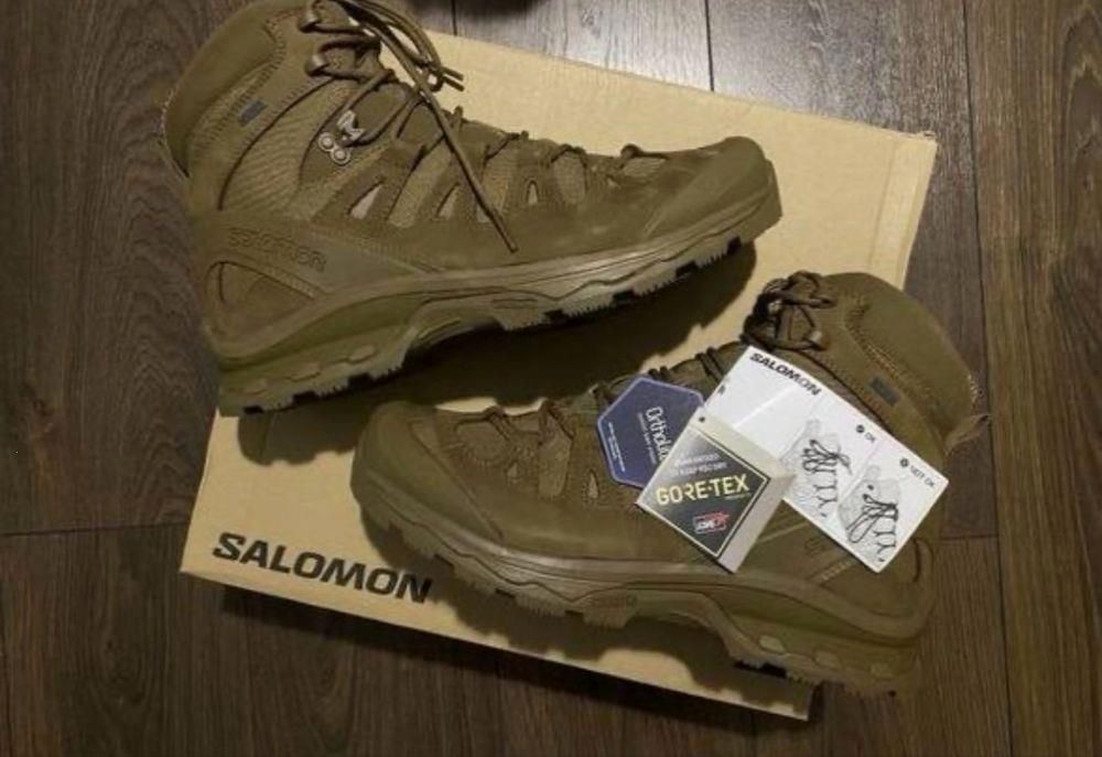 Берці нові черевики salomon forces 2 ботинки олива зеленые саломон