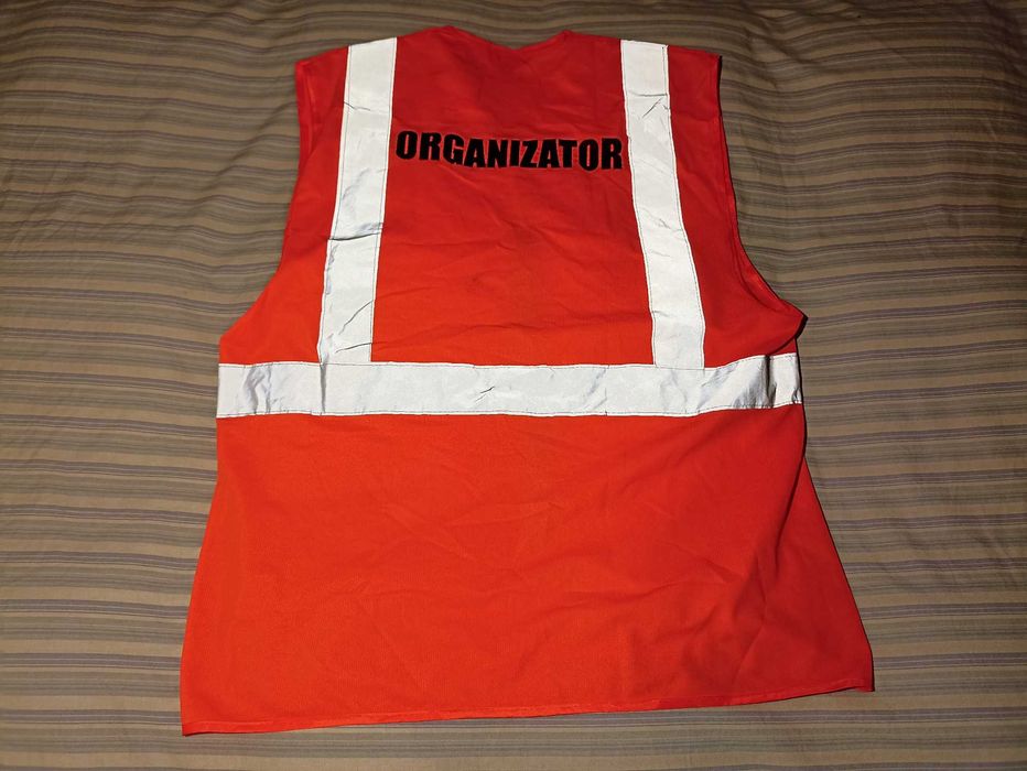 Kamizelka odblaskowa - napis ORGANIZATOR