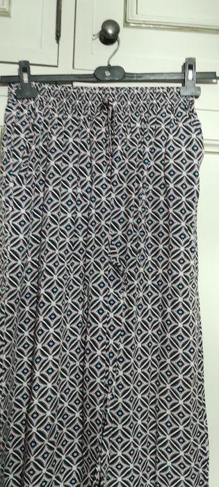 Cullotes com bolsos padrao etnico m