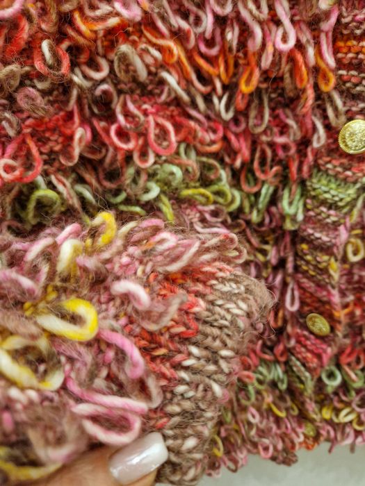 Sweter, kardigan Minouu,  multikolor, wiosna