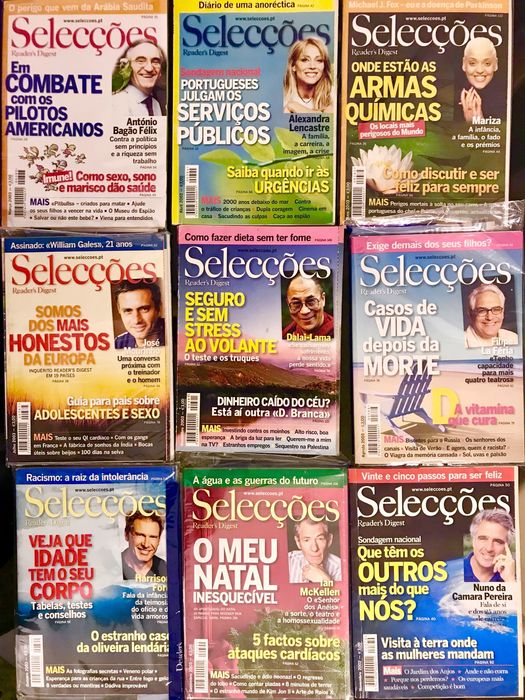 Coleção de revistas de Reader’s Digest