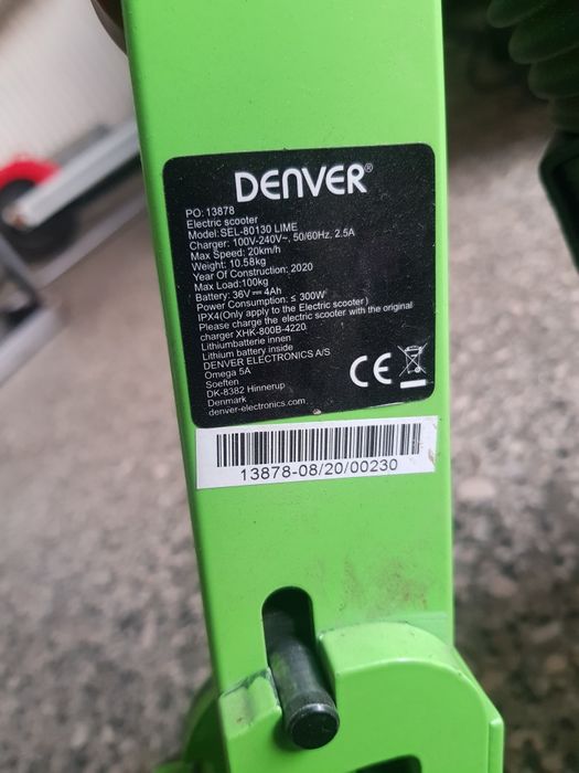 Hulajnoga Denver SEL-80130 3 szt.
3 hulajnogi Denver SEL-80130