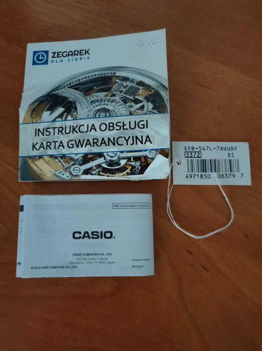 Zegarek Casio Edefice