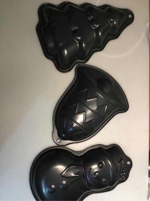 Тефлоновые формы для выпечки кексов маффинов новогодние різдвяні