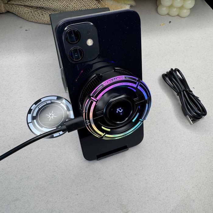 Игровой кулер Memo CX15 на магните быстрое охлаждение для телефона