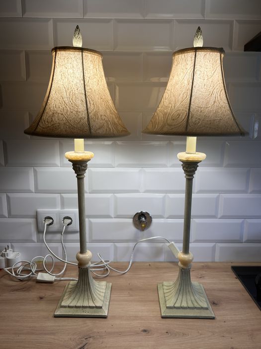 2 candeeiros de mesa 77cm