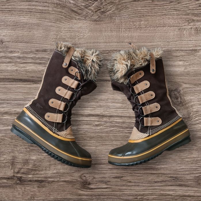 Buty Sorel Joan Arctic Śniegowce Ocieplane Wodoodporne Zimowe r. 40