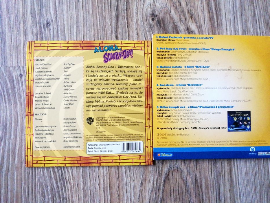 CD audio dziadek do orzechów i król mysz