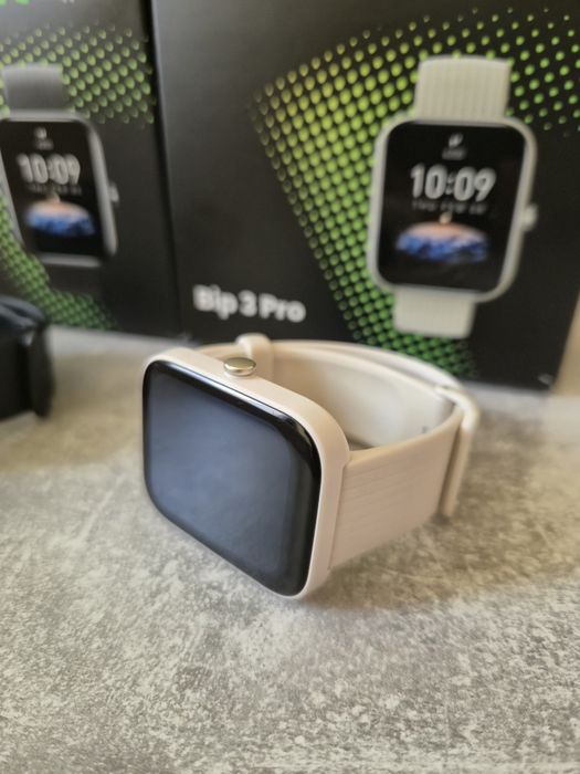 Смарт-годинник Amazfit Bip 3 Pro (рожевий + чорний на відновлення)